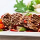 Charcoal ribeye steak